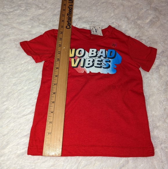 Nwt Bold blue boys no bad vibes t-shirts - Picture 5 of 12